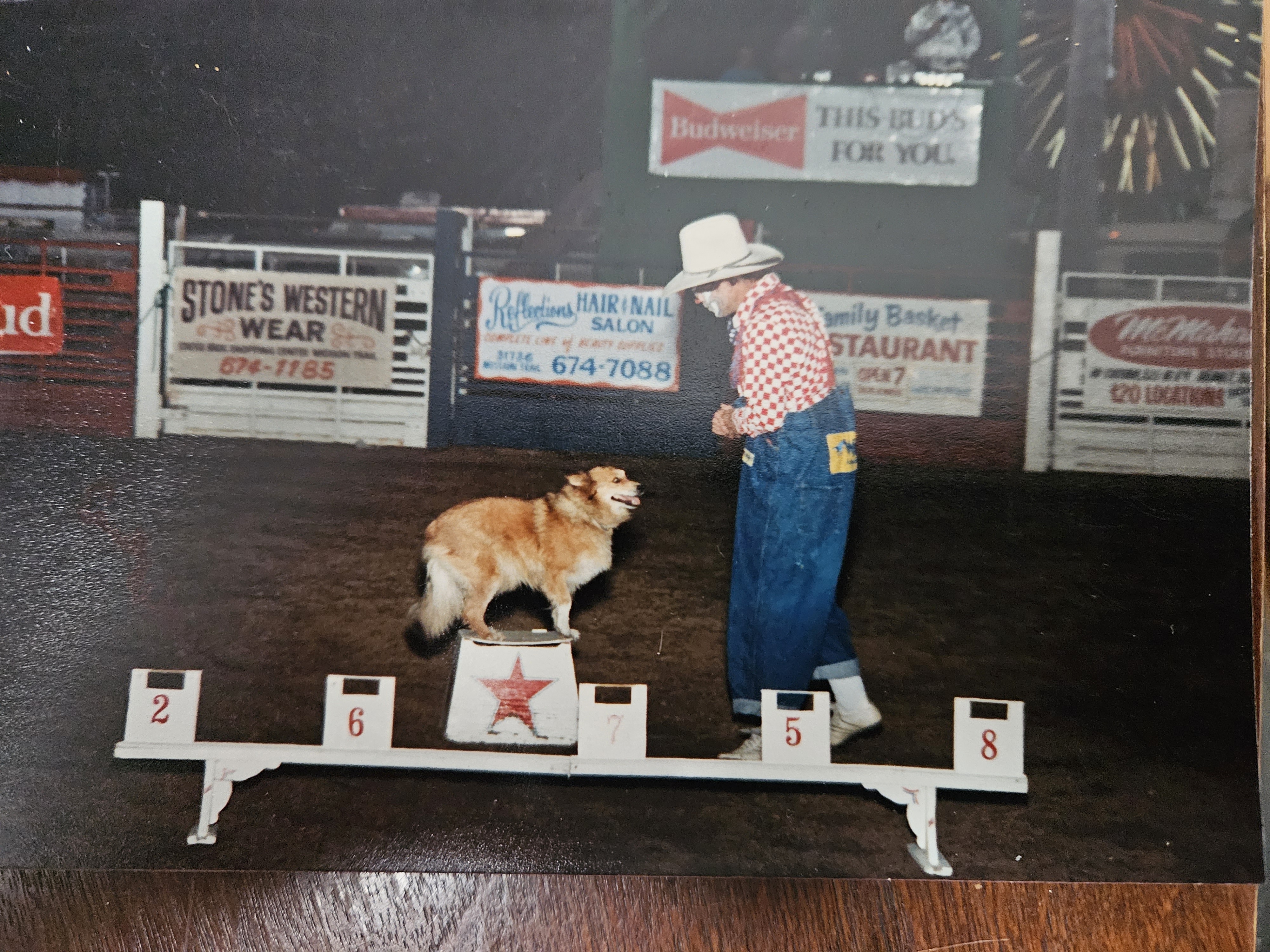 Freddie Waltz rodeo clown portrait
